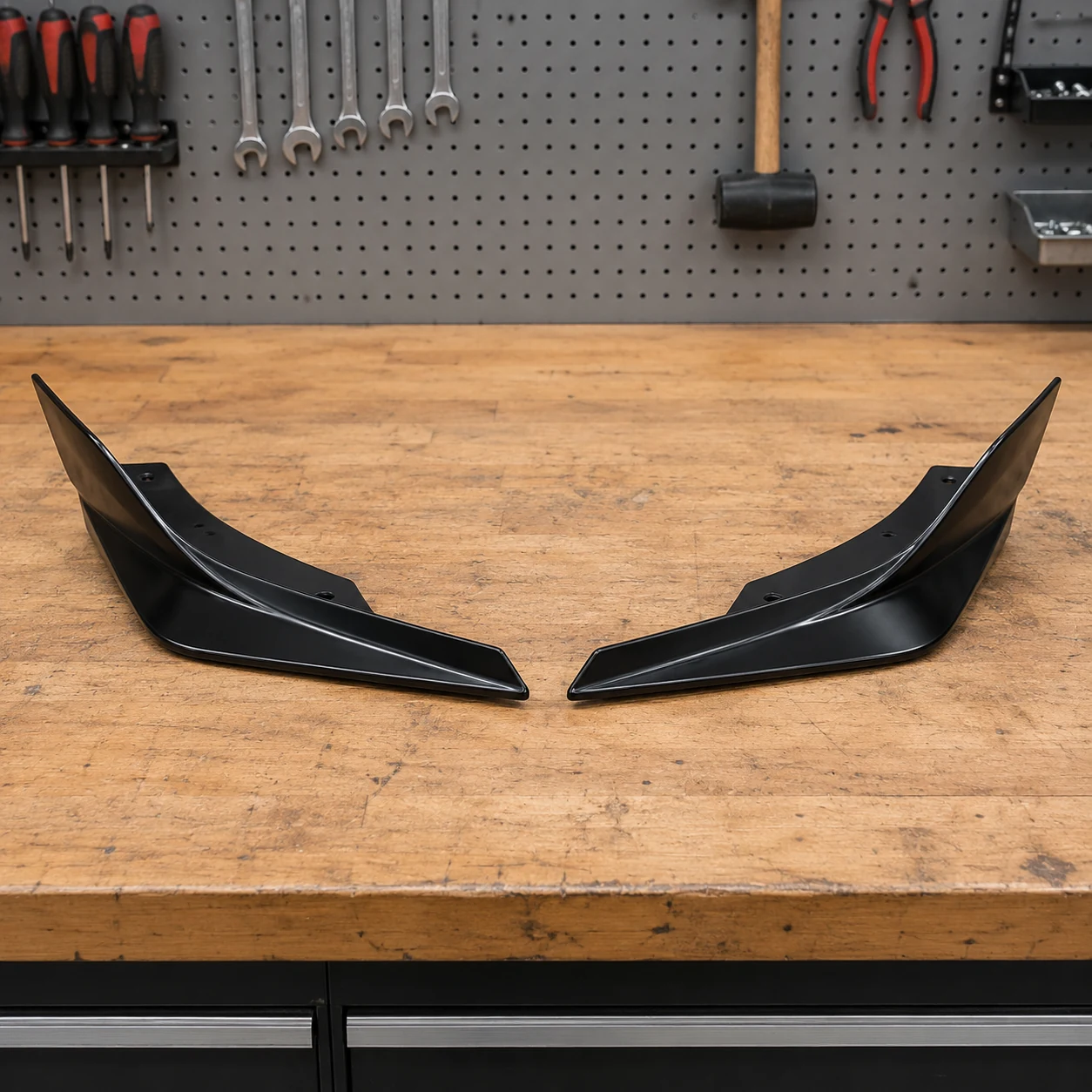 Vertex Edge Front Bumper Canard Set For Nissan Silvia S15 Spec S / R